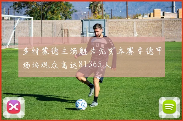 多特蒙德主场魅力无穷本赛季德甲场均观众高达81365人